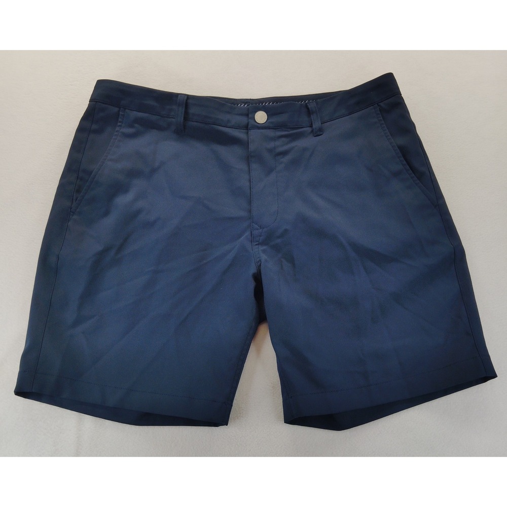 Bonobos Golf Shorts Mens 36 Navy Blue Excellent Performance 8 Inch Inseam